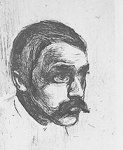 Obstfelder:  Litografi av Edvard Munch